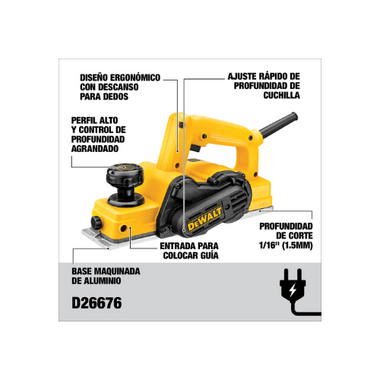 D26676 CEPILLO DE 1mm - 588 WATTS