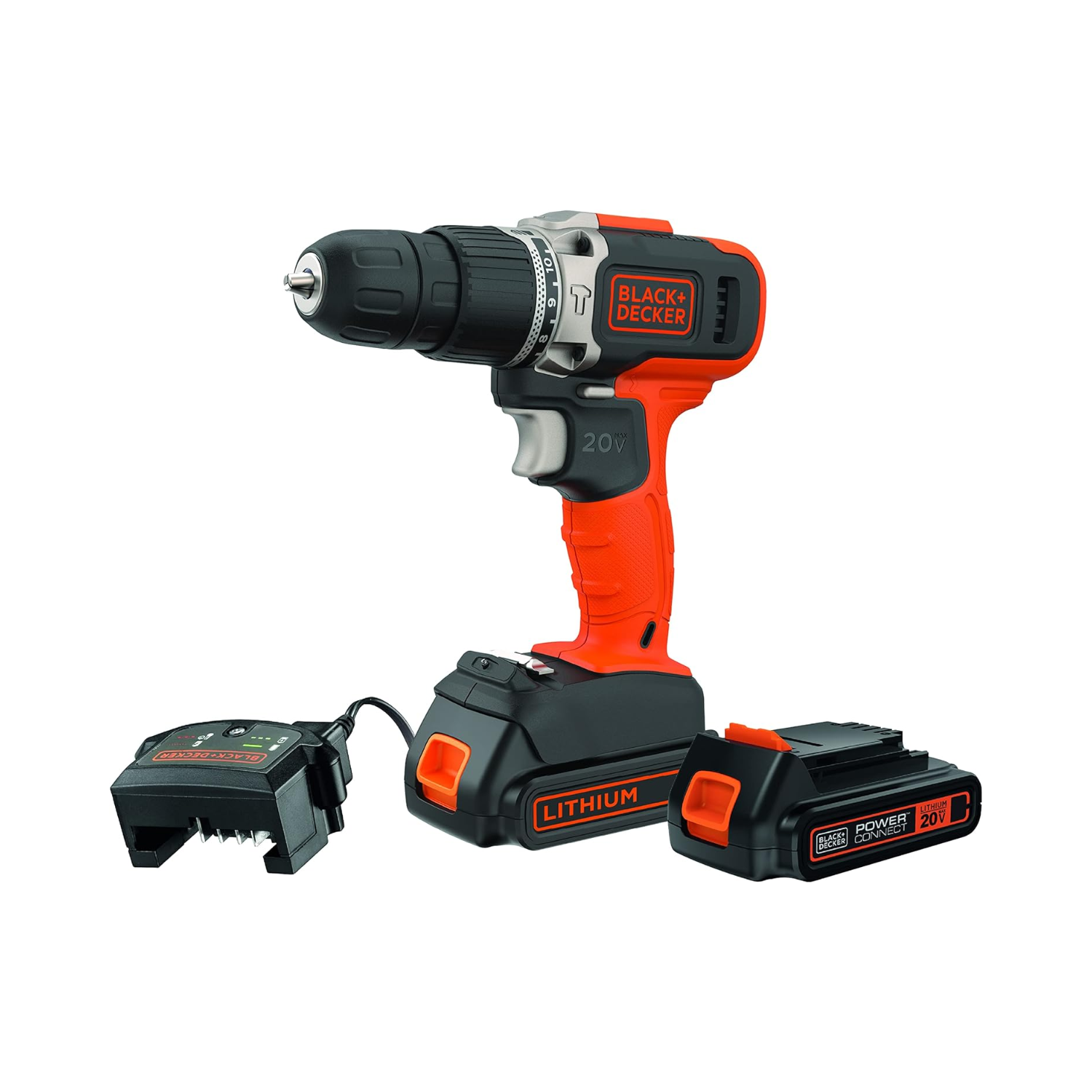 BCD704C1 - Taladro/Atornillador de Impacto Inalámbrico 3/8" 20V 1400RPM