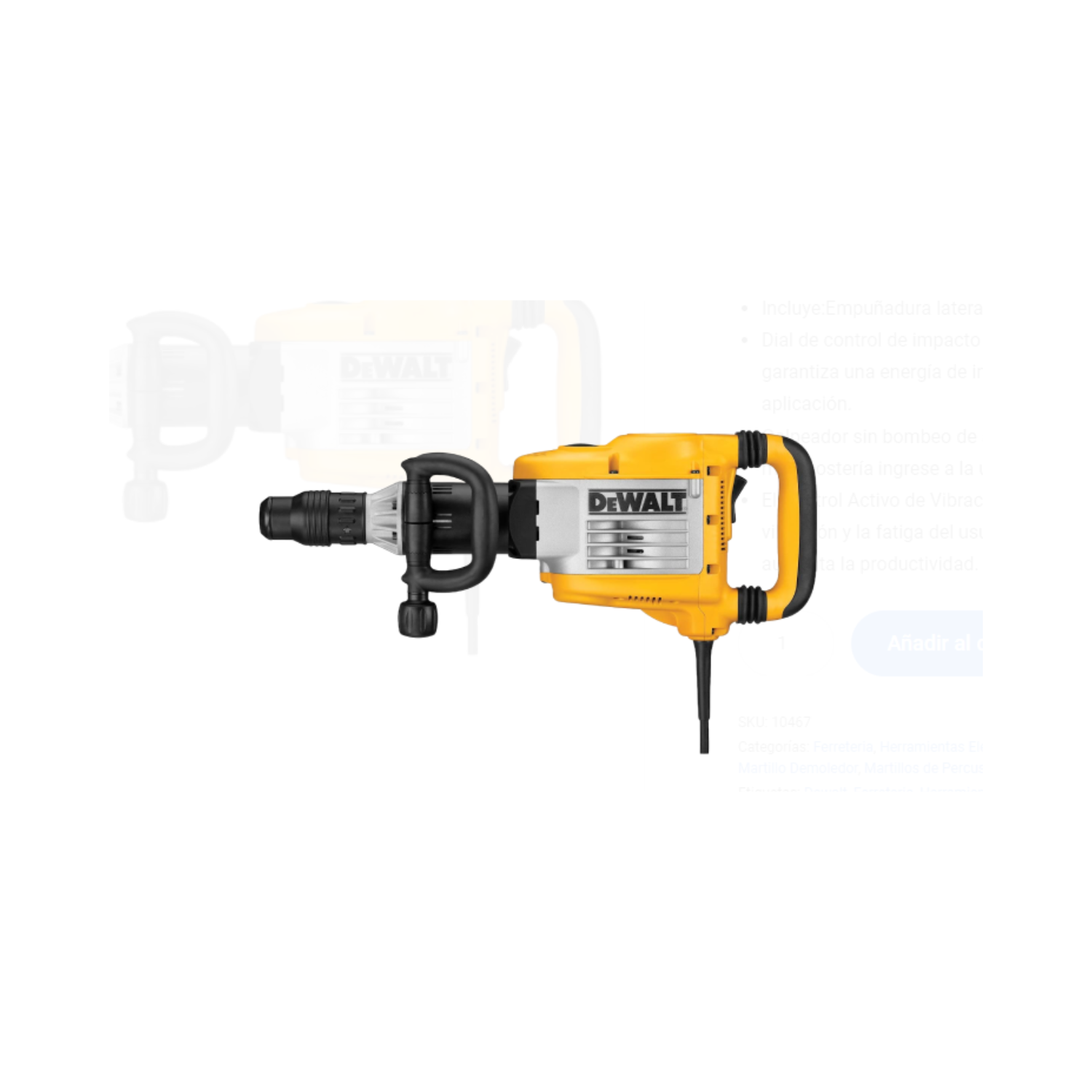 Martillo Demoledor 1500W 110V D25901K
