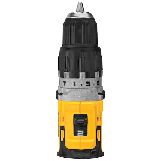 DCD706F2 Kit de taladro de martillo inalámbrico de iones de litio sin escobillas de 3/8 pulgadas (2 Ah) XTREME 12V MAX