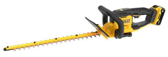 Kit de cortasetos a batería DeWalt DCHT821P1 de 22 pulgadas y 20 V (batería y cargador)