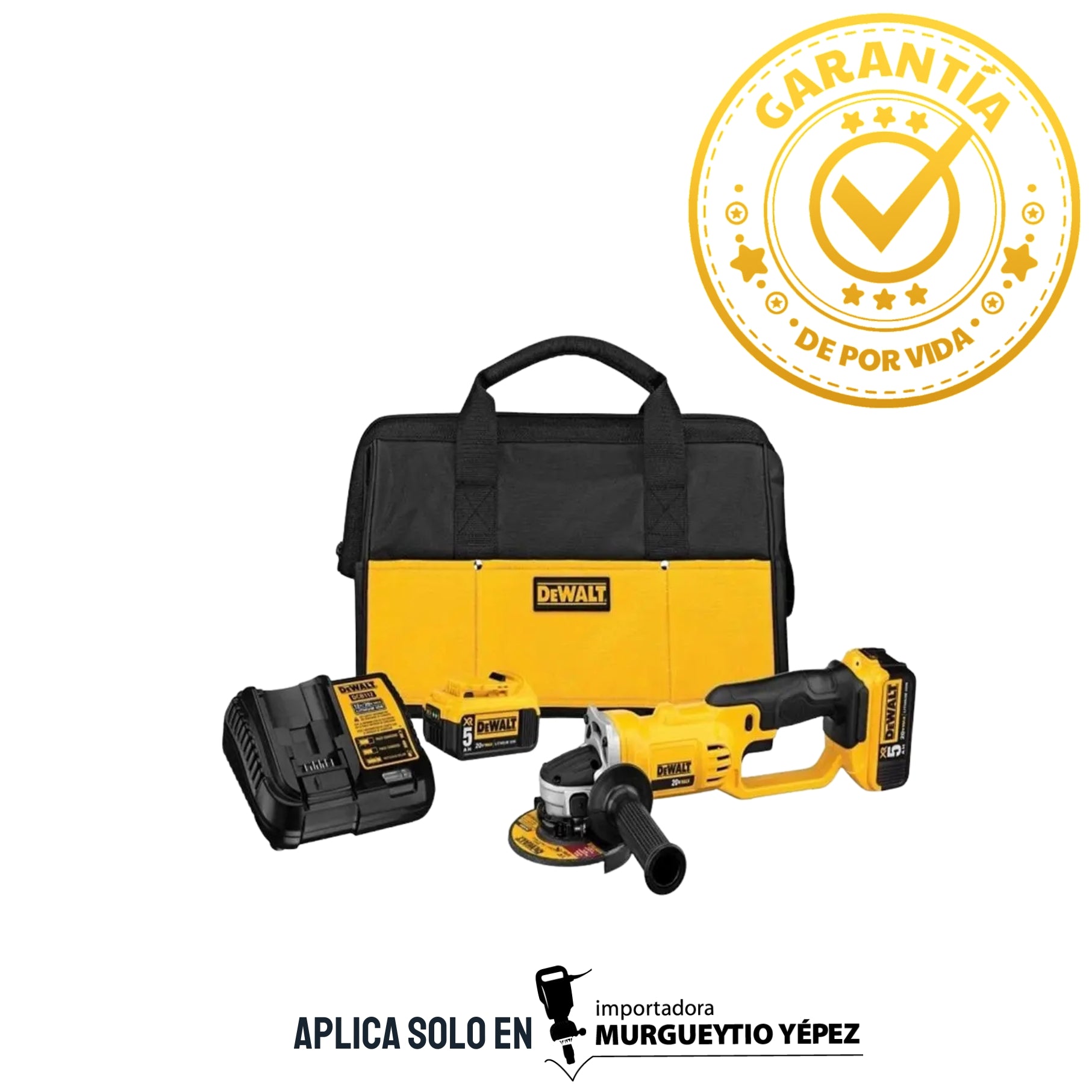Kit de Amoladora /Esmeriladora angular de 20 V MAX DCG412P2