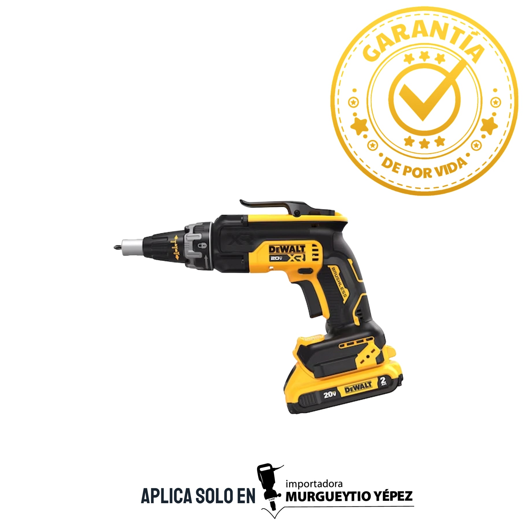 DCF630-D2 - Atornillador Inalámbrico 20V Max DryWall 4400RPM