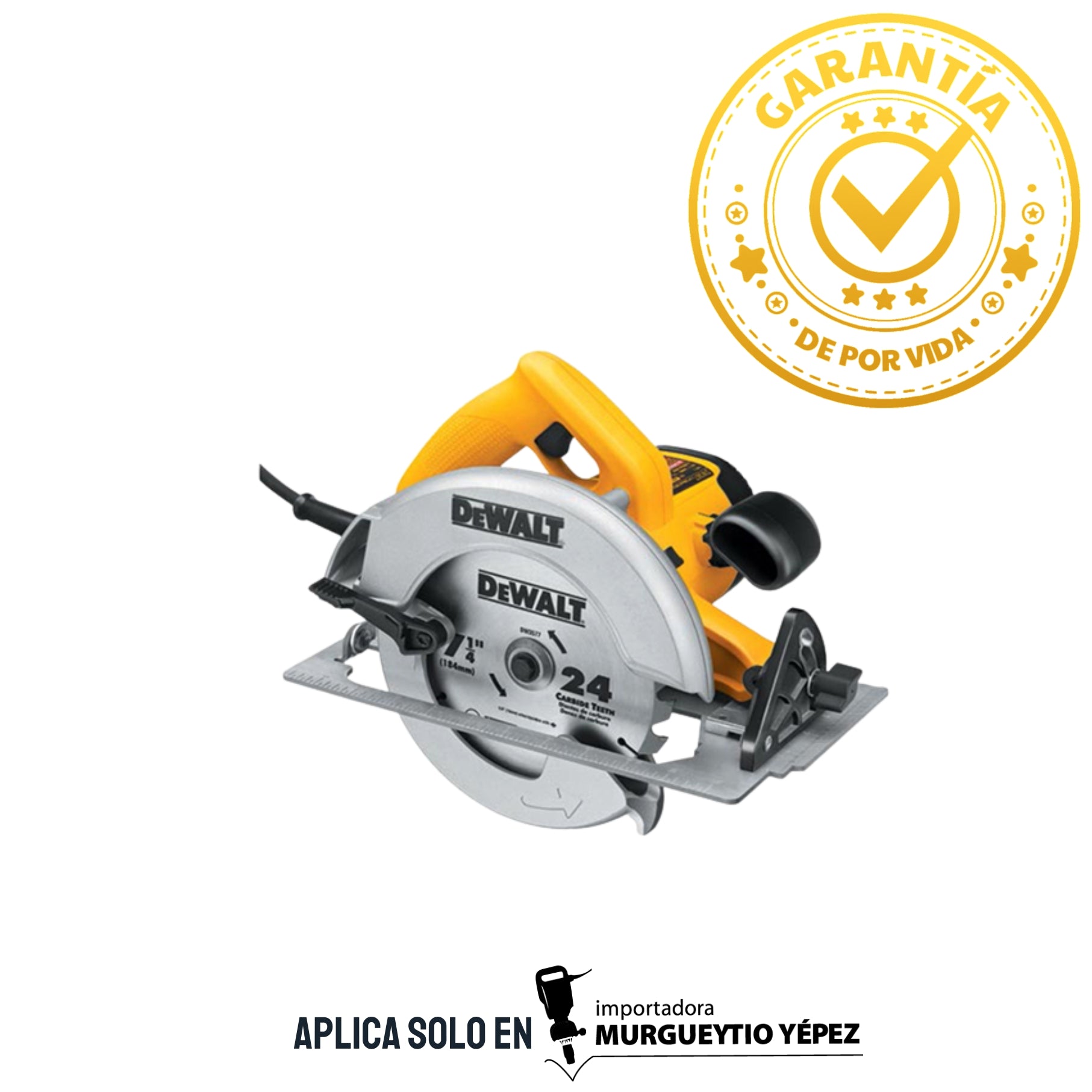 Sierra Circular 7-1/4'' 1950W 110V 5200RPM DWE575K