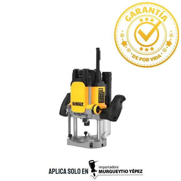 DWE625 - Rebajadora con Mango D 2-1/4HP 12AMP 110V 24000RPM