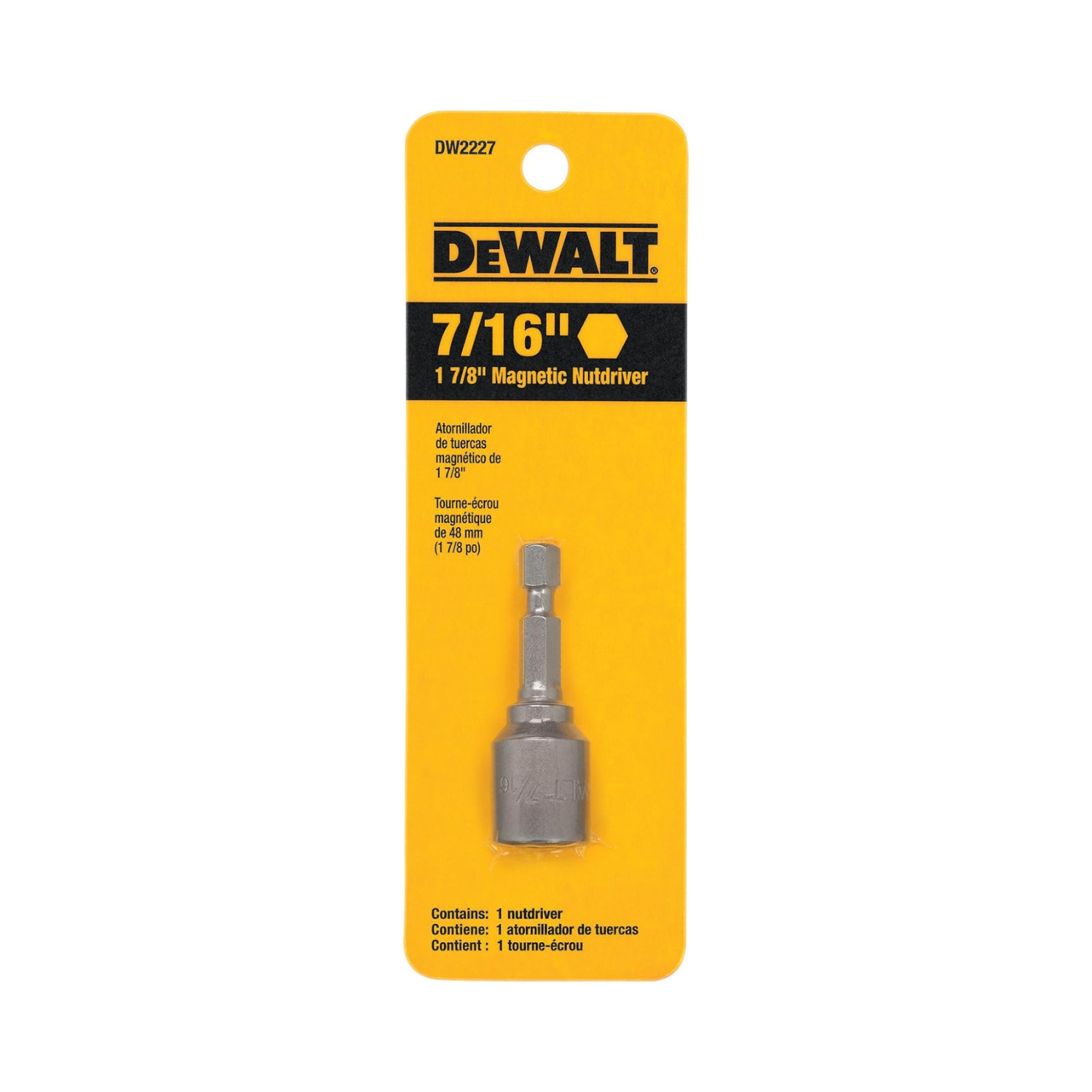 DW2227 - Destornillador de Tuercas Hexagonales 7/16"
