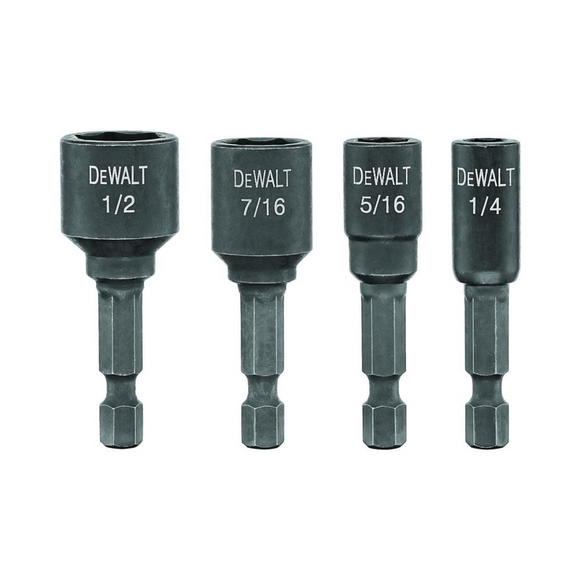 DW2235IR - Juego de destornilladores de tuercas 1/2" 7/16" 5/16" 1/4"