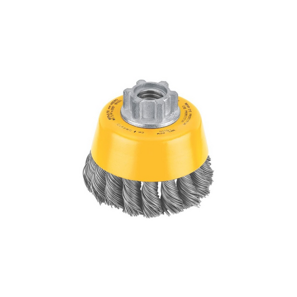DW4916 - Cepillo de Copa Trenzado 4" X 5/8