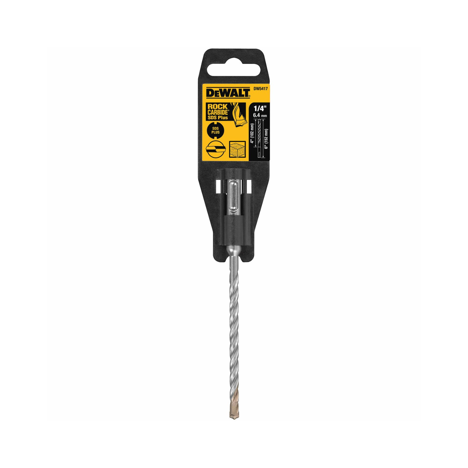 DW5417 - Broca SDS PLUS Rock 1/4" - 0