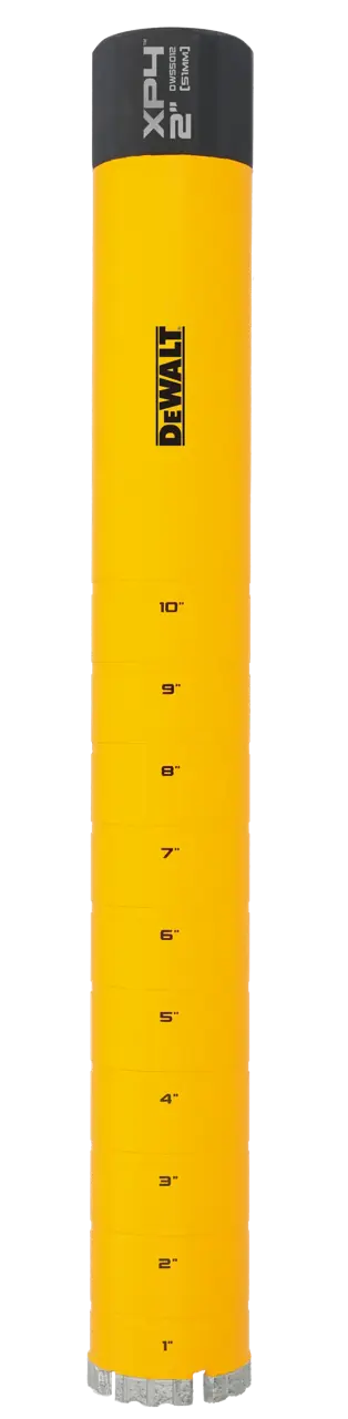 DW55016 Núcleo de diamante inalámbrico de 7,6 cm x 38 cm