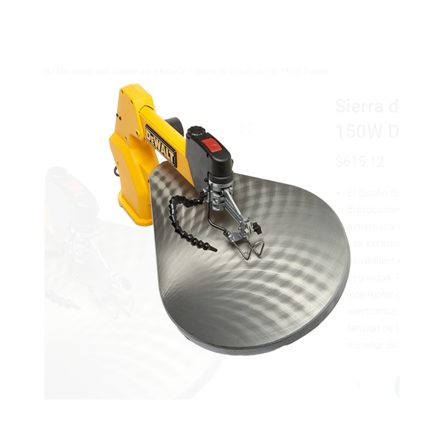 DW788 - Sierra de Desplazamiento 156W 110V 400-1750CPM