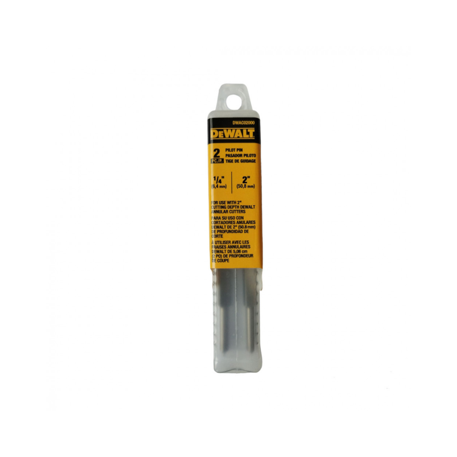DWAC02000 - Guía Piloto para Brocas Anulares 1/4 X 2" - 0