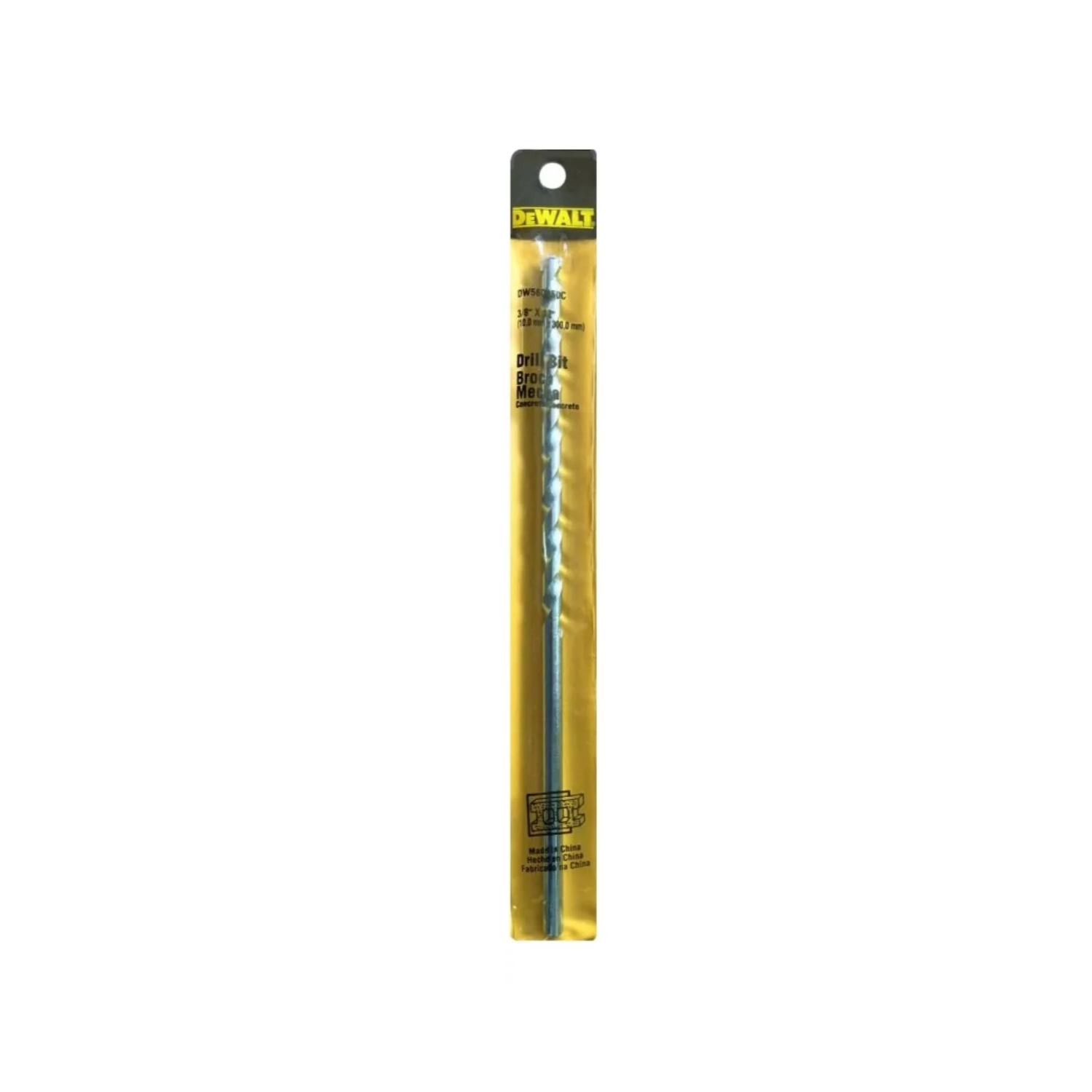 DW560950C - Broca Percusión Concreto 3/8 X 12'' - 0