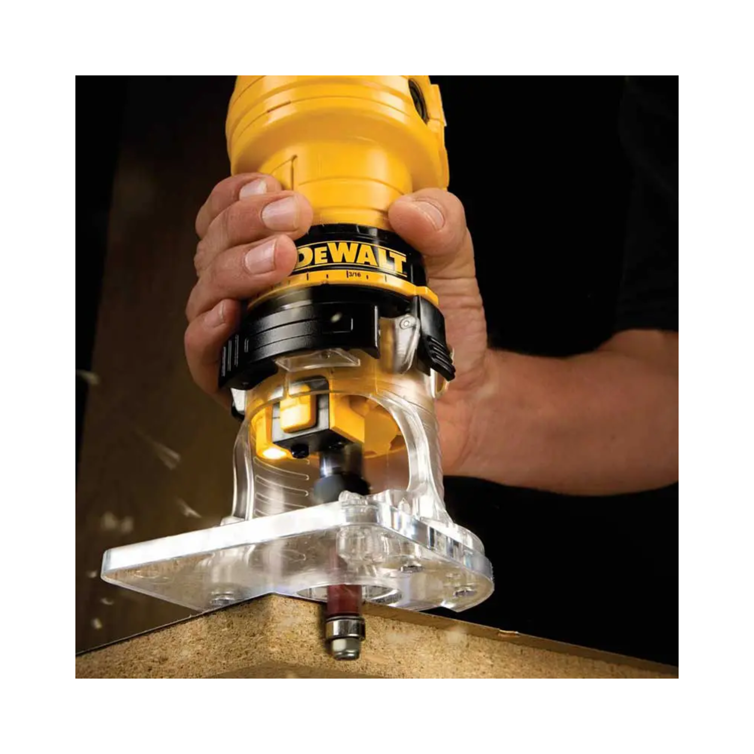 DWE6000-B3 - Rebajadora 500W 110V 31000RPM