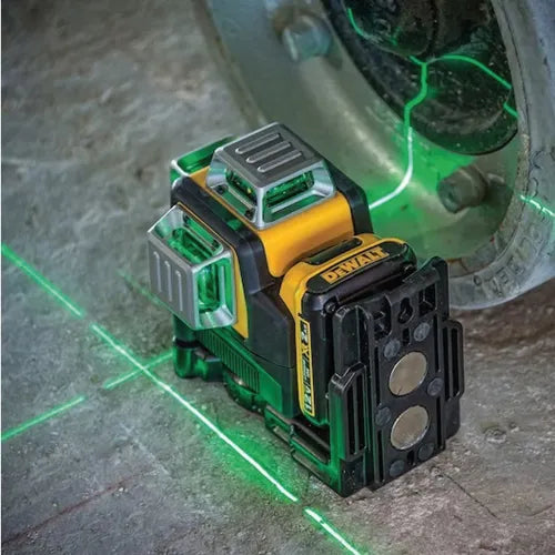 DW089LG Nivel Láser de 3 Líneas Cruzadas de 360° 12V MAX* Luz Verde - 0