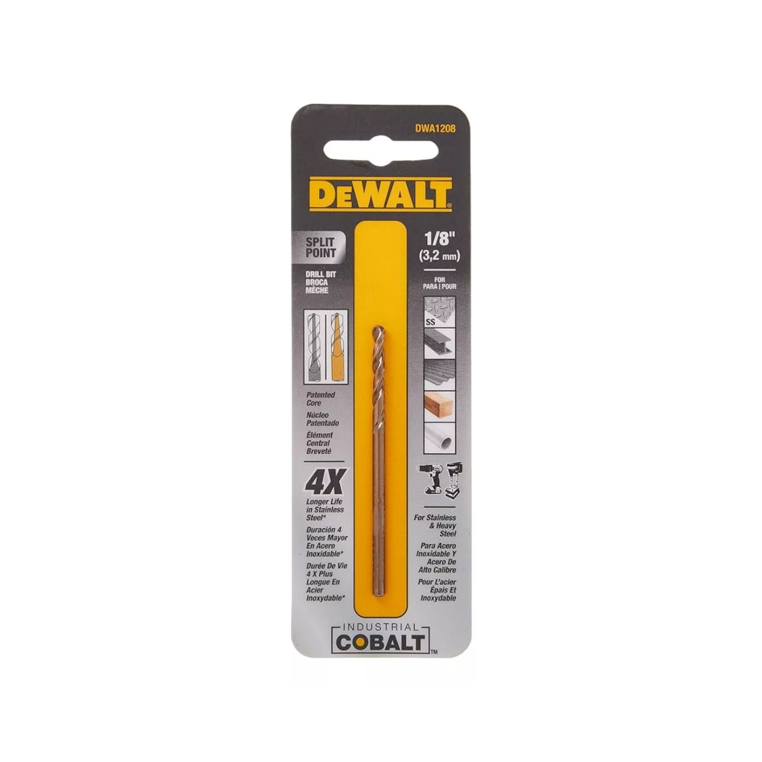 DWA1208 - Broca Cobalto 1/8''