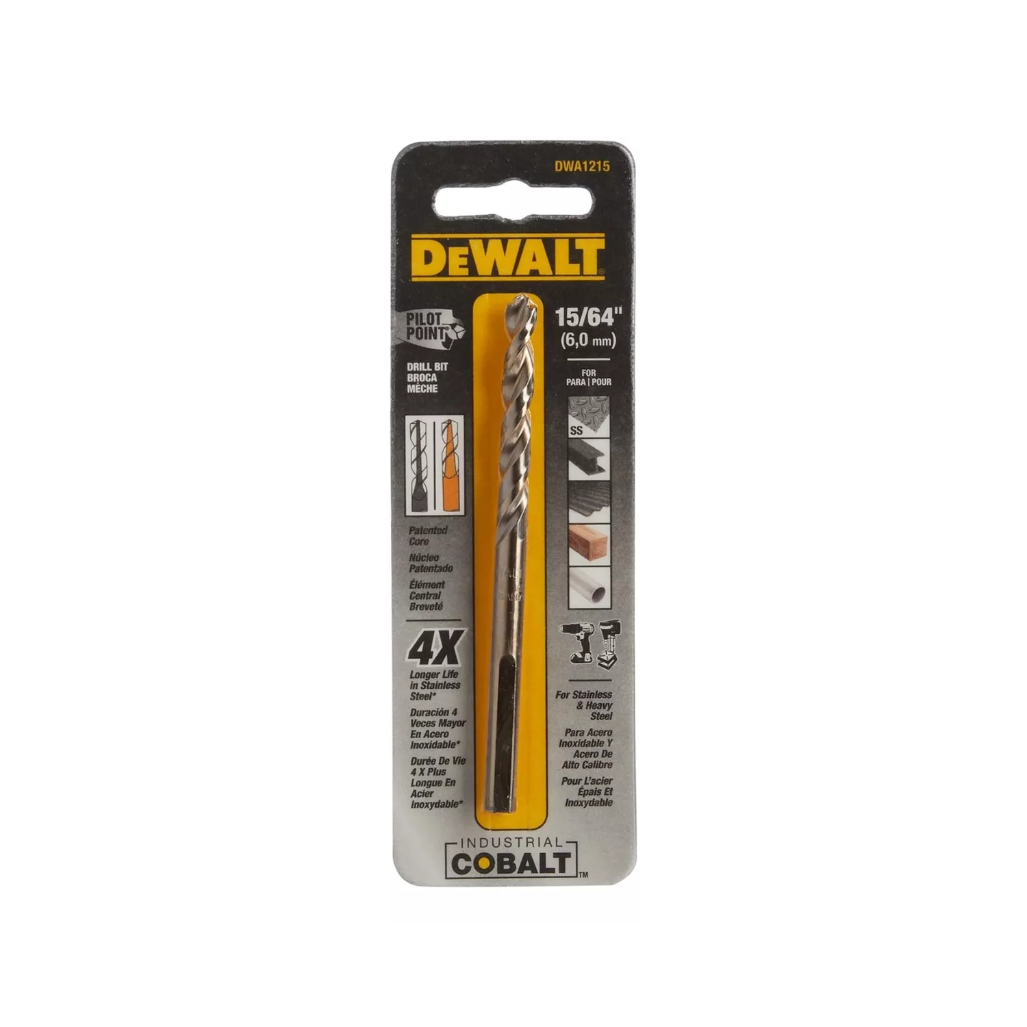 DWA1215 - Broca Cobalto 15/64'' - 0
