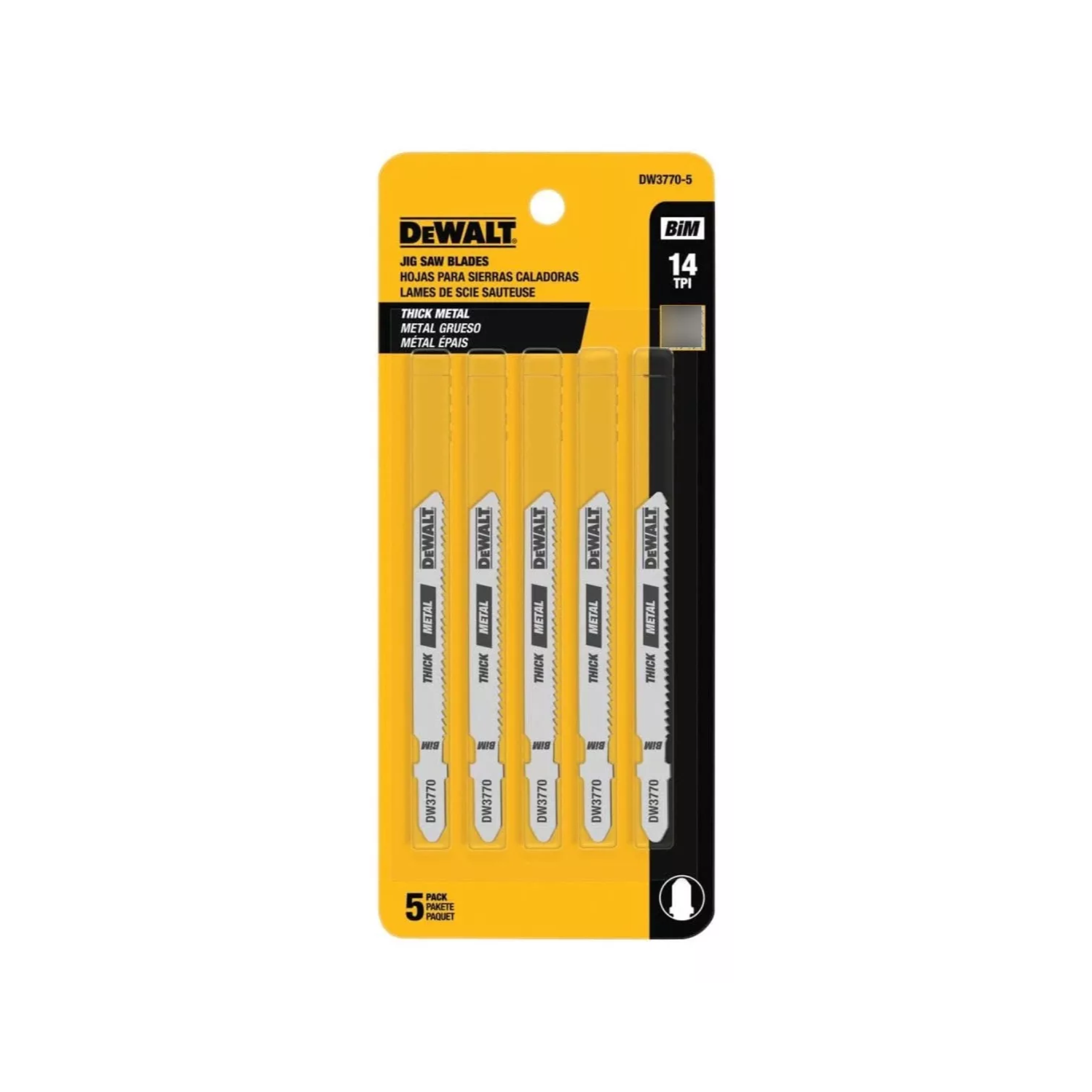 DW3770-5 - Segueta / Caladora 3'' - 5 Pzs - 0