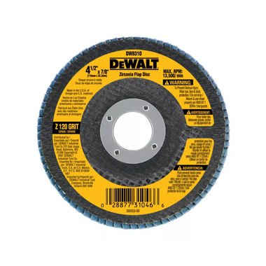 Disco / Desbaste Zirconia 4-1/2'' x 7/8'' DW8310-AR