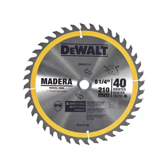 DWA03110 - Disco Sierra 8-1/4''
