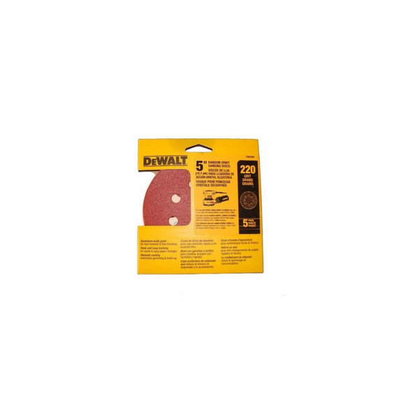 DW4306 - Lija Orbital Velcro 5'' Grano #220
