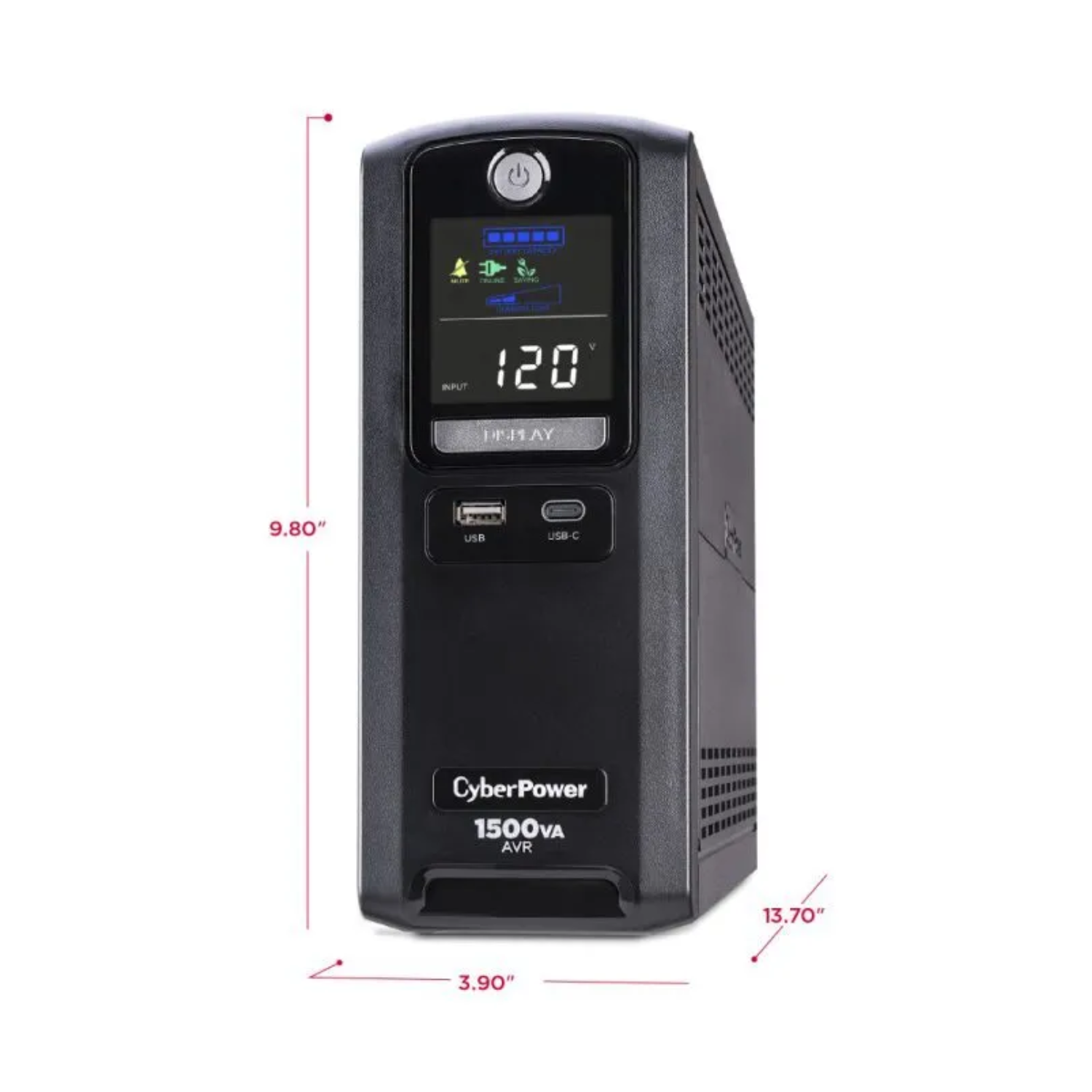 LX1500GU3 - Bateria Backup Sistema UPS 1500 VA Cyber Power