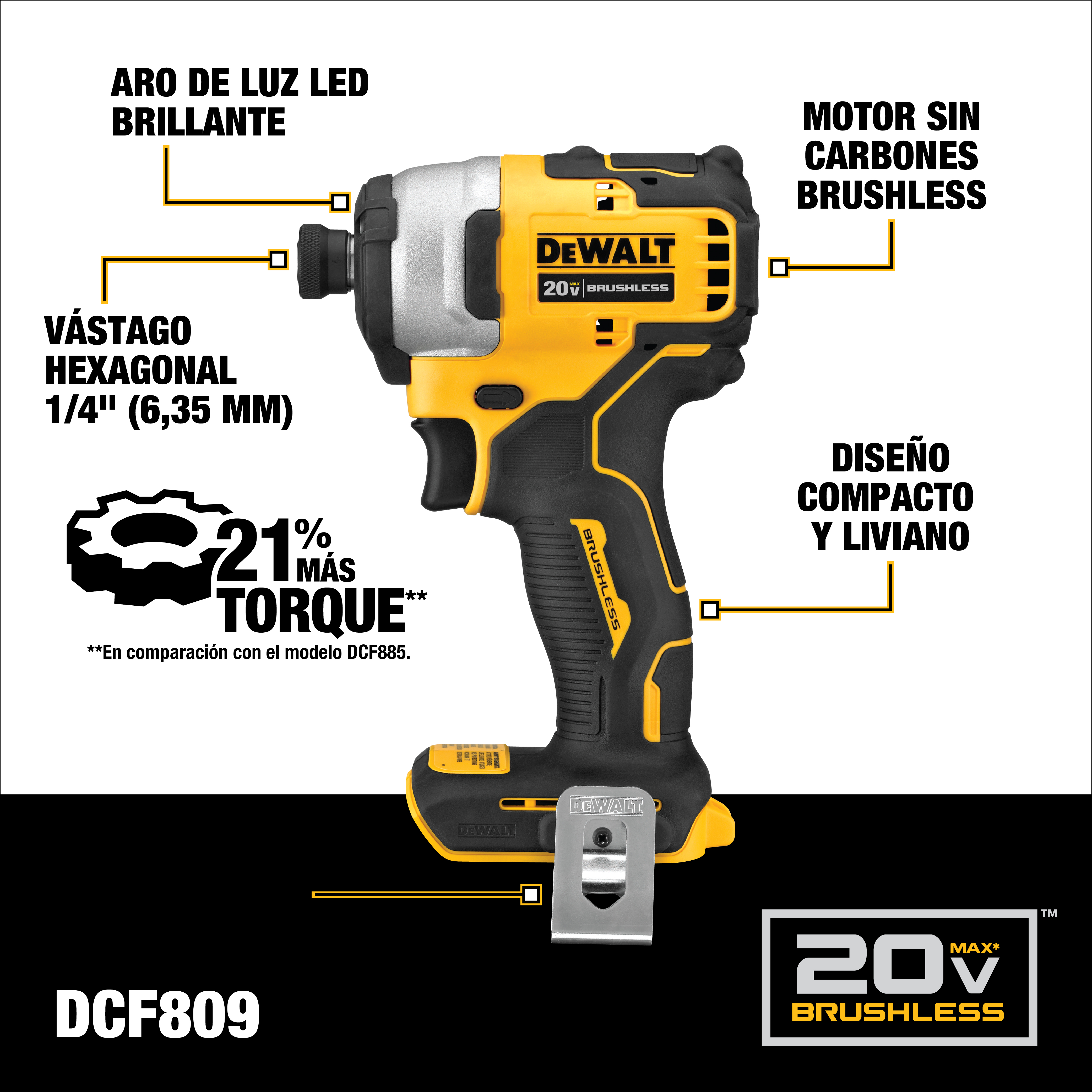 Kit Taladro Percutor + Atornillador 20V Max DCK279D2-B3