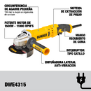 Amoladora Angular DWE4315-B3 4-1/2'' 1550W-3