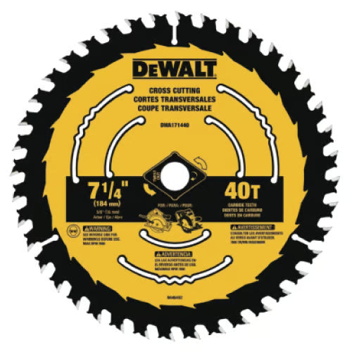 DISCO SIERRA MADERA 7 1 4 X 40D DEWALT DWA171440
